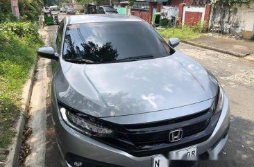 Selling Silver Honda Civic 2018 Automatic Gasoline for sale