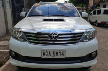 Selling Pearl White Toyota Fortuner 2014 for sale in Manila