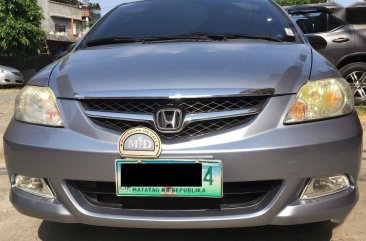 Silver Honda City 2007 Manual Gasoline for sale in Quezon City