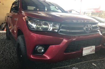 Sell Red 2018 Toyota Hilux at Manual Diesel at 8100 km in Quezon City