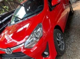 Sell Red 2018 Toyota Wigo at Manual Gasoline at 2800 km in Quezon City