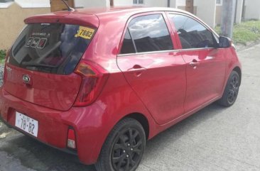 Red Kia Picanto 2016 at 55000 km for sale