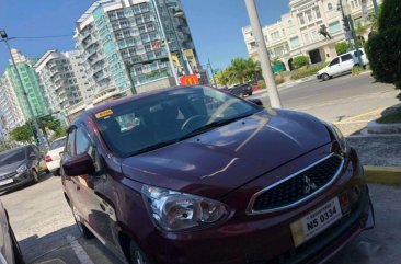 2nd Hand Mitsubishi Mirage 2017 Hatchback at Automatic Gasoline for sale in Iloilo City