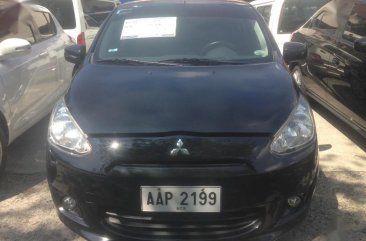 Black Mitsubishi Mirage 2015 for sale in Parañaque