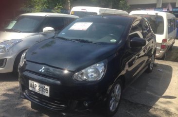 Black Mitsubishi Mirage 2015 for sale in Parañaque