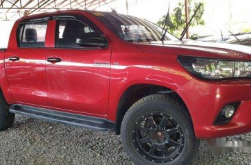 Selling Red Toyota Hilux 2018 at 8000 km in Quezon City