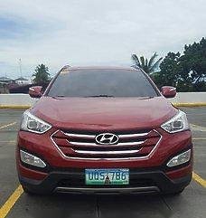 Selling Red Hyundai Santa Fe 2013 at Automatic Diesel 