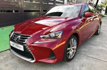 Sell Red 2017 Lexus Is 350 at 7500 km in Parañaque