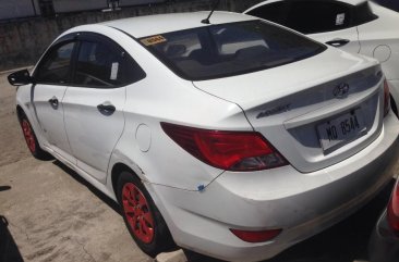 Sell White 2016 Hyundai Accent at Manual Diesel at 30000 km in Quezon City