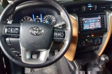 Black Toyota Fortuner 2017 for sale in Quezon City