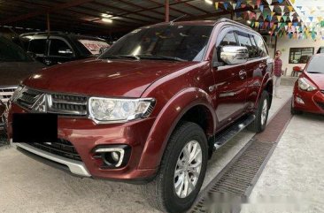 Selling Red Mitsubishi Montero Sport 2015 at Automatic Diesel