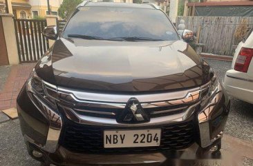 Selling Brown Mitsubishi Montero Sport 2017 at 12000 km 