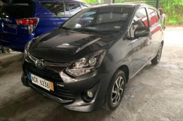 Gray Toyota Wigo 2018 Manual for sale 