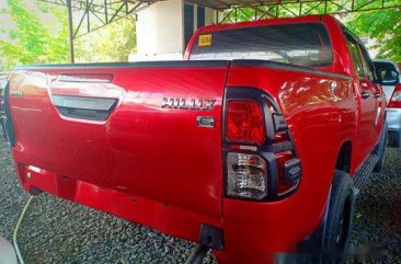 Selling Red Toyota Hilux 2018 in Manual