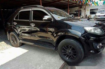 Selling Black Toyota Fortuner 2015 at 15967 km Diesel Automatic