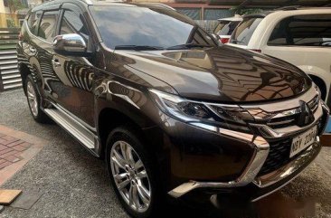 Selling Brown Mitsubishi Montero Sport 2017 at 12000 km 