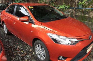 Orange Toyota Vios 2016 at 12050 km for sale in Quezon City