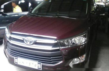 Selling Purple Toyota Innova 2017 Manual Diesel at 7000 km