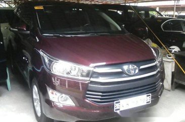 Selling Purple Toyota Innova 2017 Manual Diesel at 7000 km