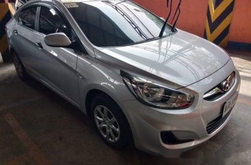 Silver Hyundai Accent 2014 Manual Diesel for sale in Quezon City