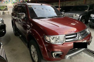 Selling Red Mitsubishi Montero Sport 2015 at Automatic Diesel