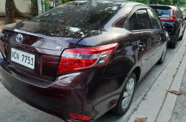 Red Toyota Vios 2017 Manual Gasoline for sale in Quezon City