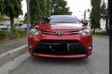 Selling Red Toyota Vios 2013 Automatic Gasoline at 88200 km in Santa Maria