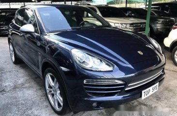 Sell Blue 2011 Porsche Cayenne at Automatic Diesel at 36000 km in Quezon City