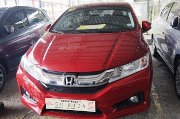 Selling Red Honda City 2017 Sedan Automatic Gasoline in Manila