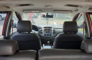 Red Toyota Innova 2015 Automatic Diesel for sale in Quezon City