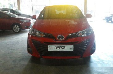 Selling Red Toyota Vios 2018 Manual Gasoline at 2000 km in Makati