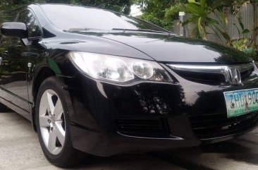 Black Honda Civic 2007 for sale in Quezon City