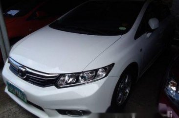 Selling White Honda Civic 2012 at 42789 km in Tanay