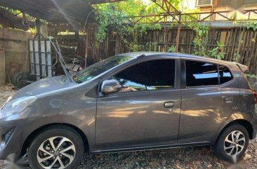 Selling Grey Toyota Wigo 2018 Hatchback at Manual Gasoline in Marikina