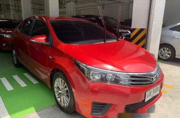 Red Toyota Corolla Altis 2014 Manual Gasoline for sale in Manila