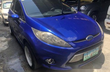 Blue Ford Fiesta 2012 Automatic Gasoline for sale in Marikina 