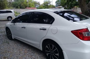 White Honda Civic 2012 for sale in Muntinlupa