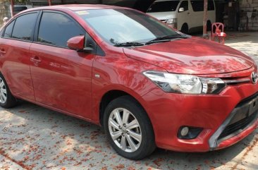 Sell Red 2017 Toyota Vios Manual Gasoline at 10000 km in Quezon City