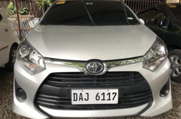 Silver Toyota Wigo 2019 for sale in Quezon City