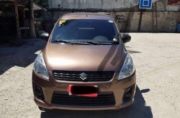 Brown Suzuki Ertiga 2015 at 28000 km for sale