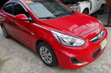 Selling Red Hyundai Accent 2016 Sedan in Parañaque