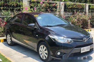 Black Toyota Vios 2016 Automatic Gasoline for sale 