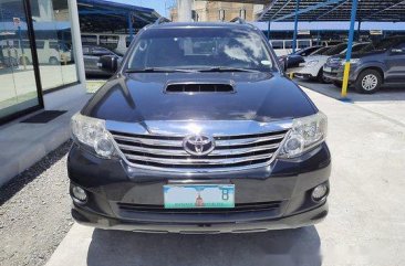 Black Toyota Fortuner 2014 at 38000 km for sale