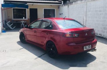 Red Mitsubishi Lancer Ex 2010 at 78000 km for sale