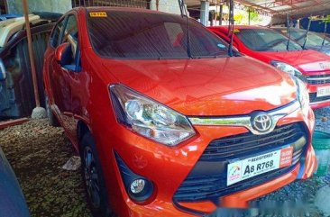 Orange Toyota Wigo 2019 for sale in Quezon City 