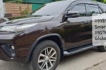 Brown Toyota Fortuner 2018 Automatic Diesel for sale in Quezon City