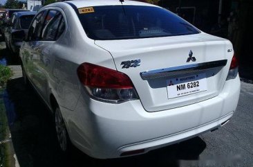 Selling White Mitsubishi Mirage G4 2016 Automatic Gasoline at 52000 km