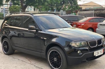 Black Bmw X3 2009 at 60000 km for sale in Manila