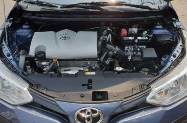 Blue Toyota Vios 2018 Manual Gasoline for sale in Quezon City