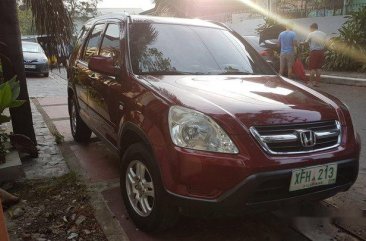 Red Honda Cr-V 2002 for sale Automatic